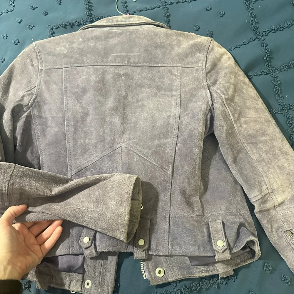 Blank NYC Purple Suede Twilight jacket - Picture 11 of 12